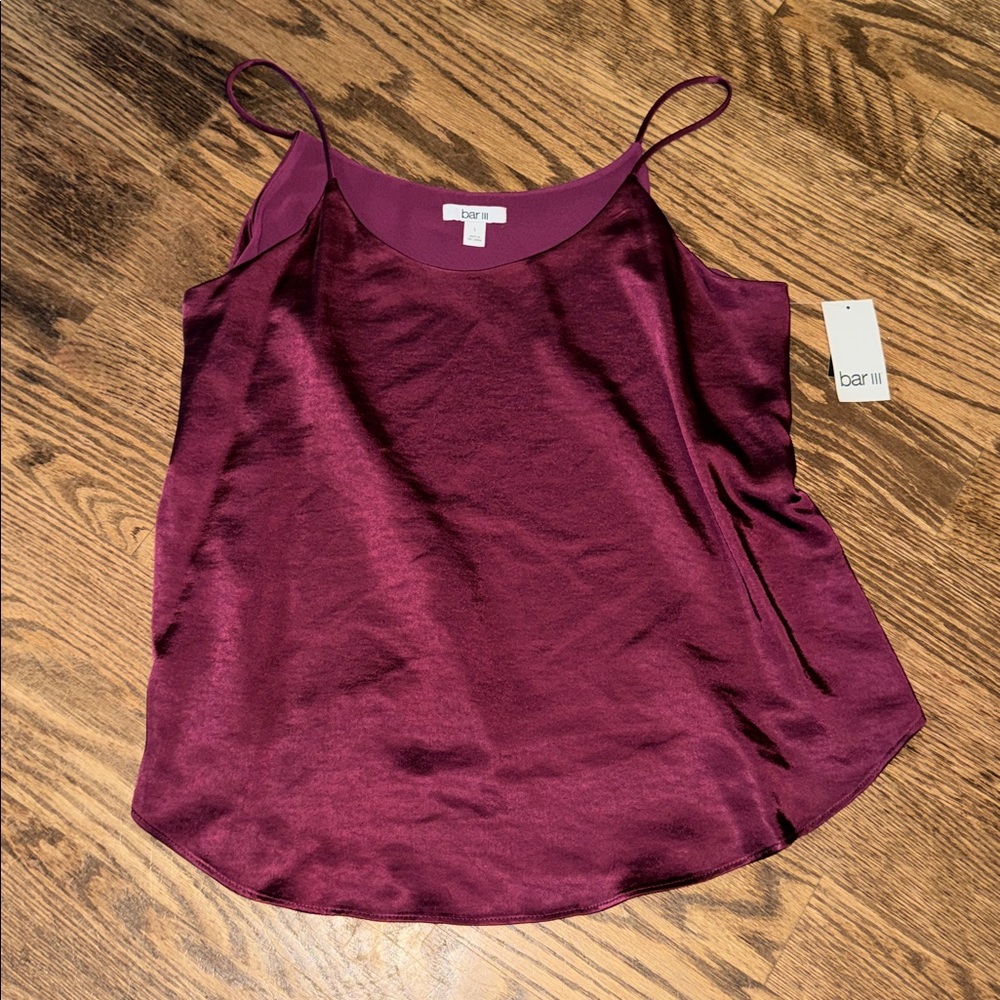 ✅ MALAGA RED Satin like tank